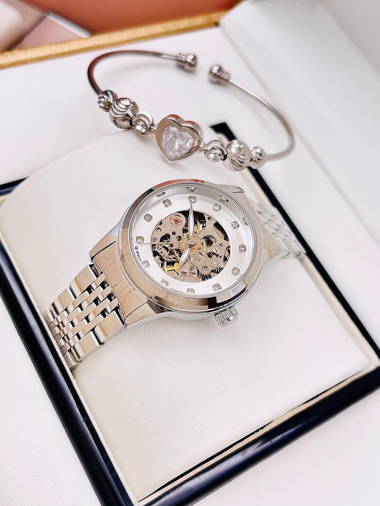 G Force Automatico Dama + 🎁 Pulsera en Covergold✨💫