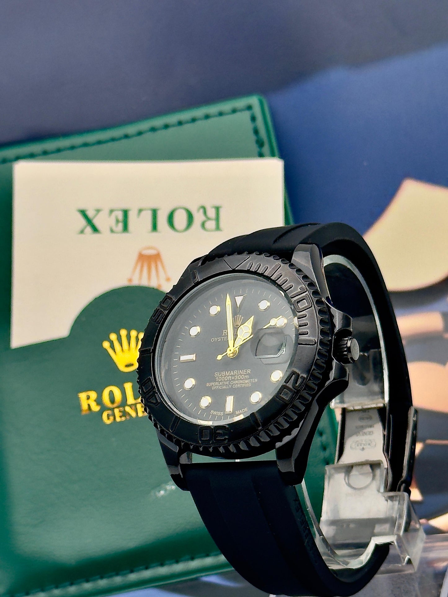 RELOJ Submariner en goma