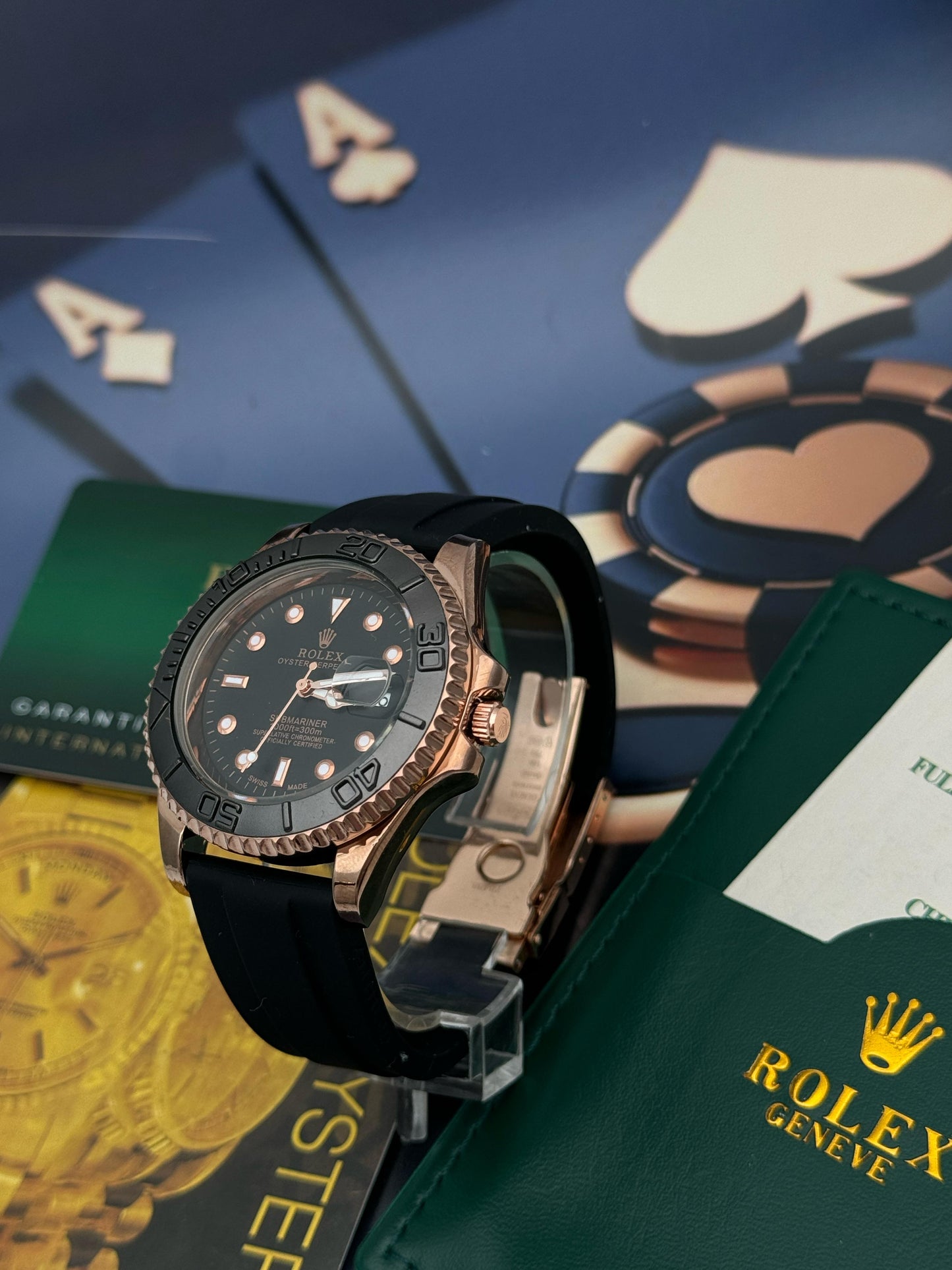 RELOJ Submariner en goma